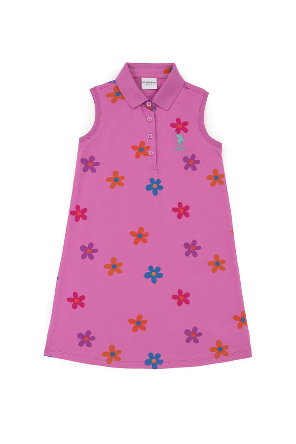 U.s.Polo Assn. Kız Çocuk Menekşe Örme Elbise G084SZ075