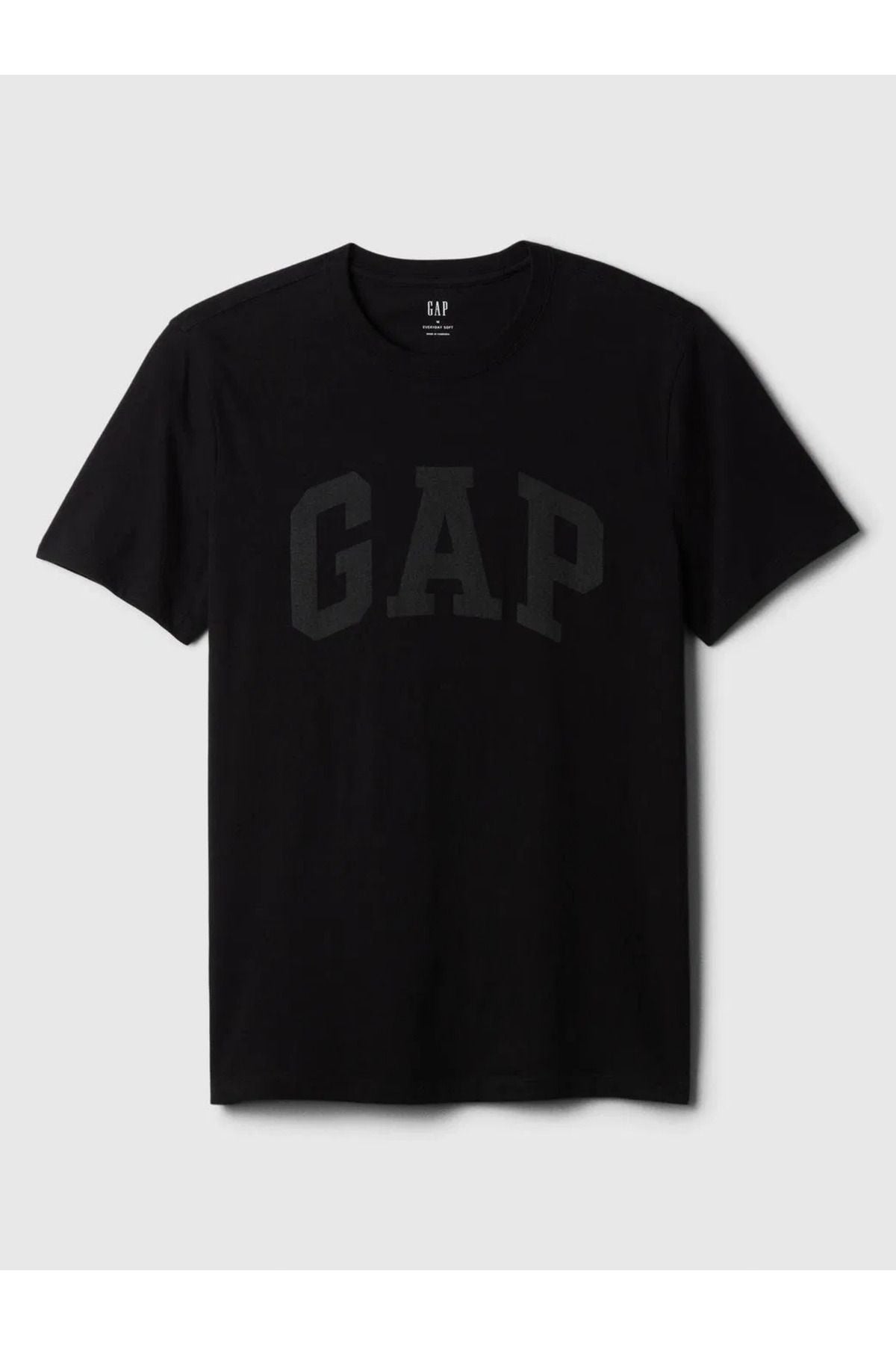 GAP Erkek Logolu Siyah Tişört 856659010