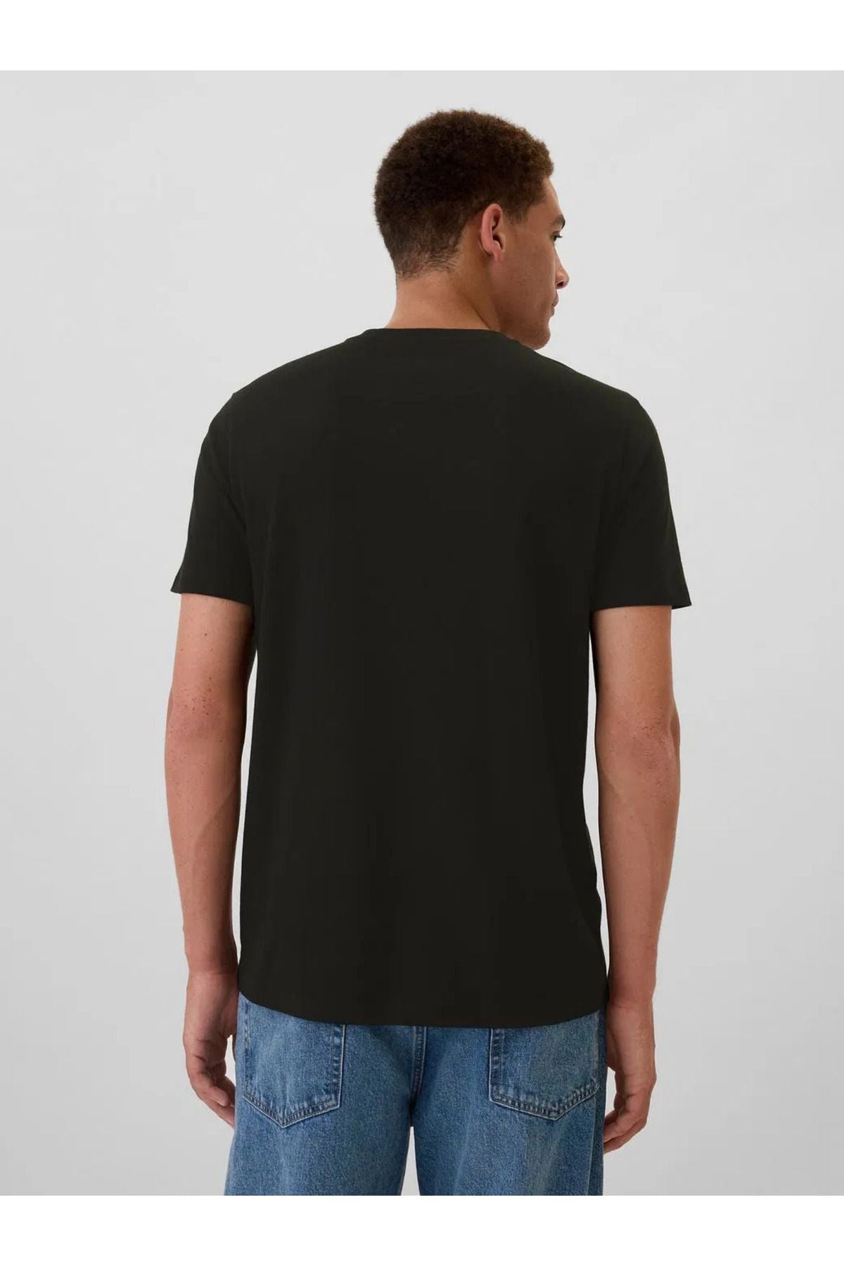GAP Erkek Siyah Tişört 542246003