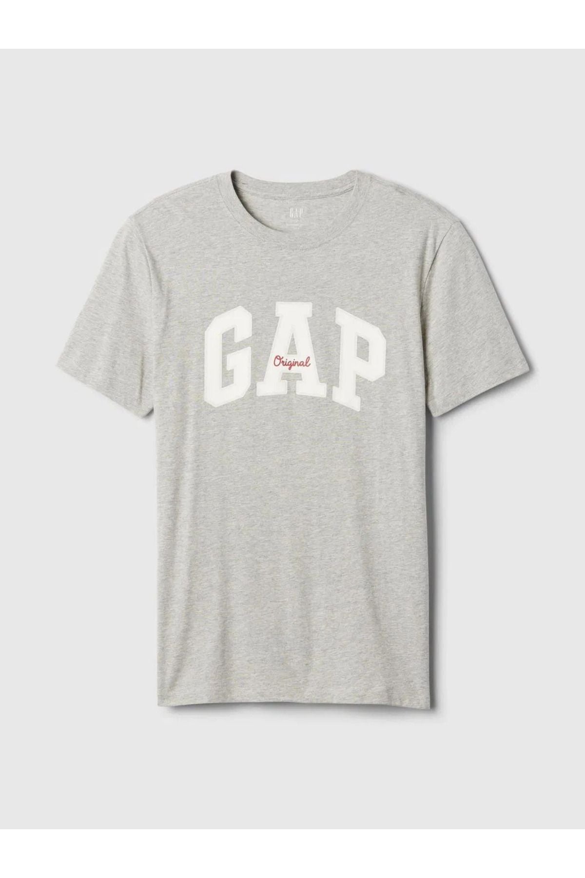 GAP Erkek Gri Logolu Tişört 542246000