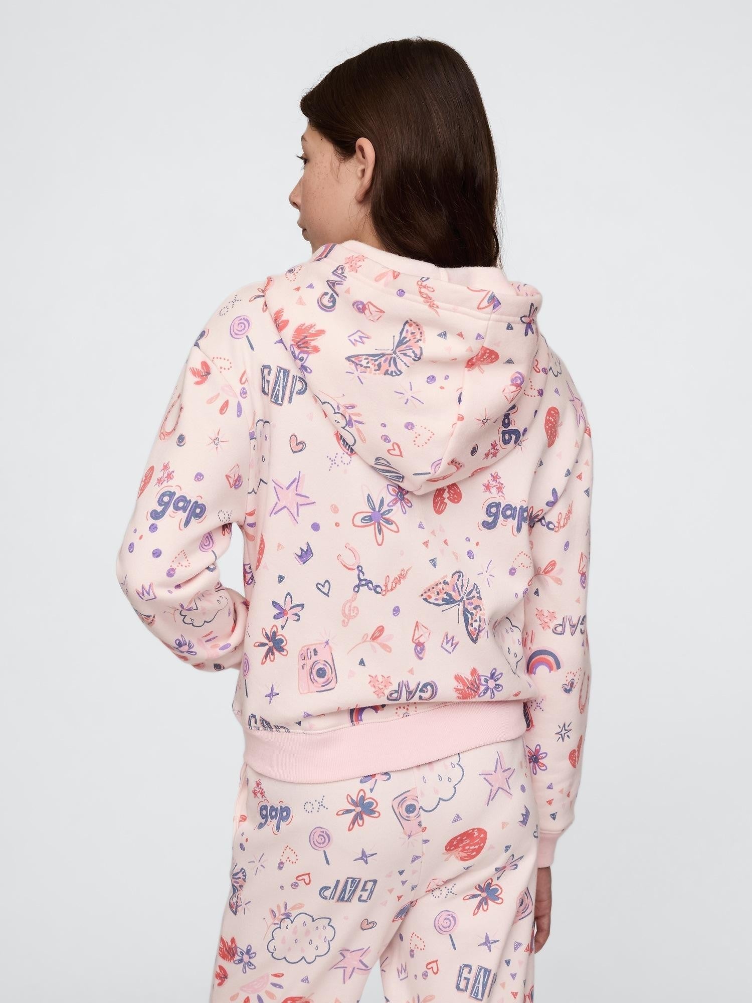 GAP Kız Çocuk Renkli Logolu Sweatshirt 725542000