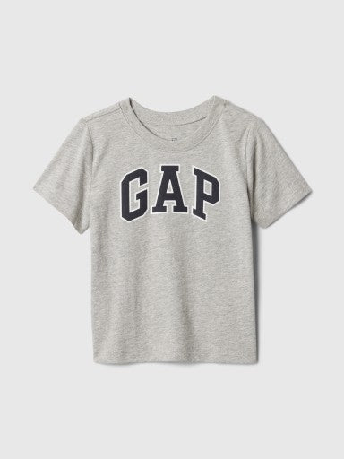 GAP Erkek Çocuk Logolu Gri Tişört 609749004