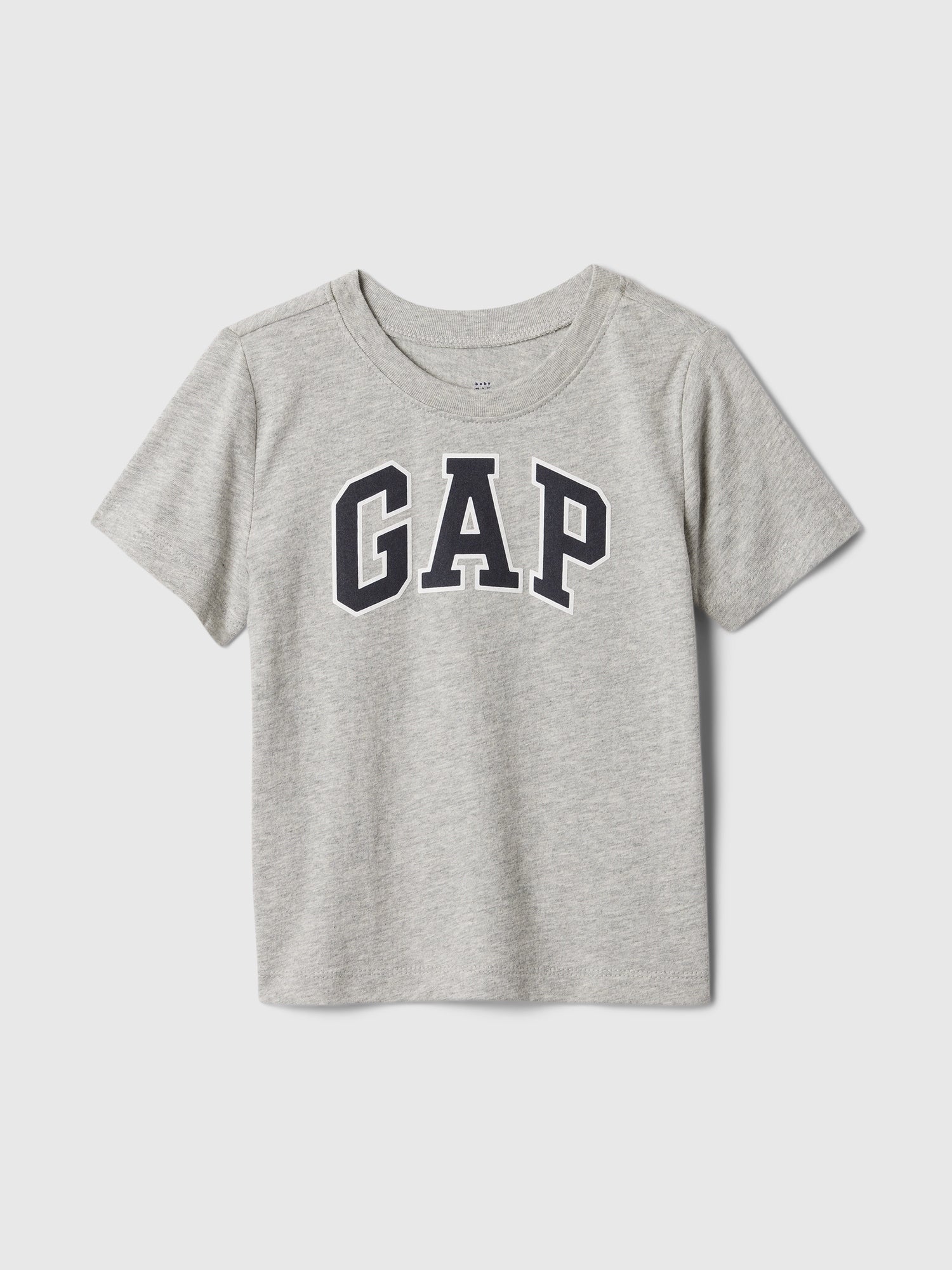 GAP Erkek Çocuk Logolu Gri Tişört 609749004