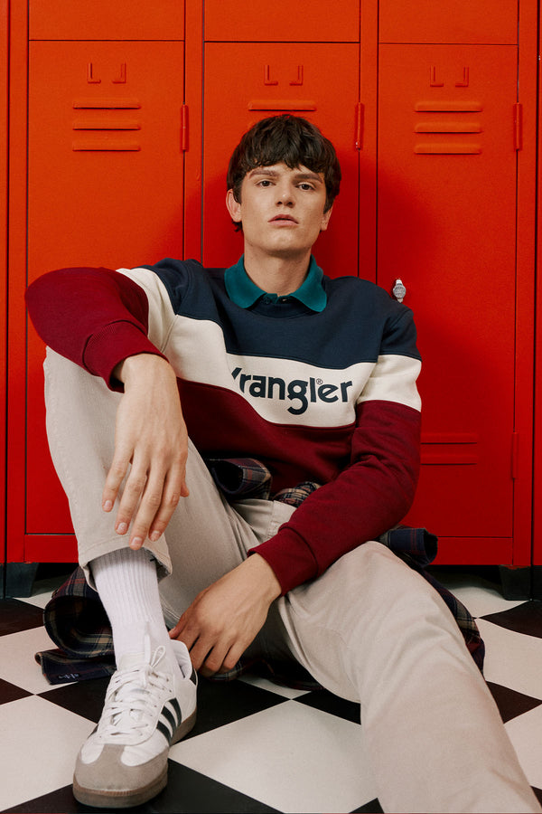 WRANGLER Erkek Bordo Sweatshirt W242284