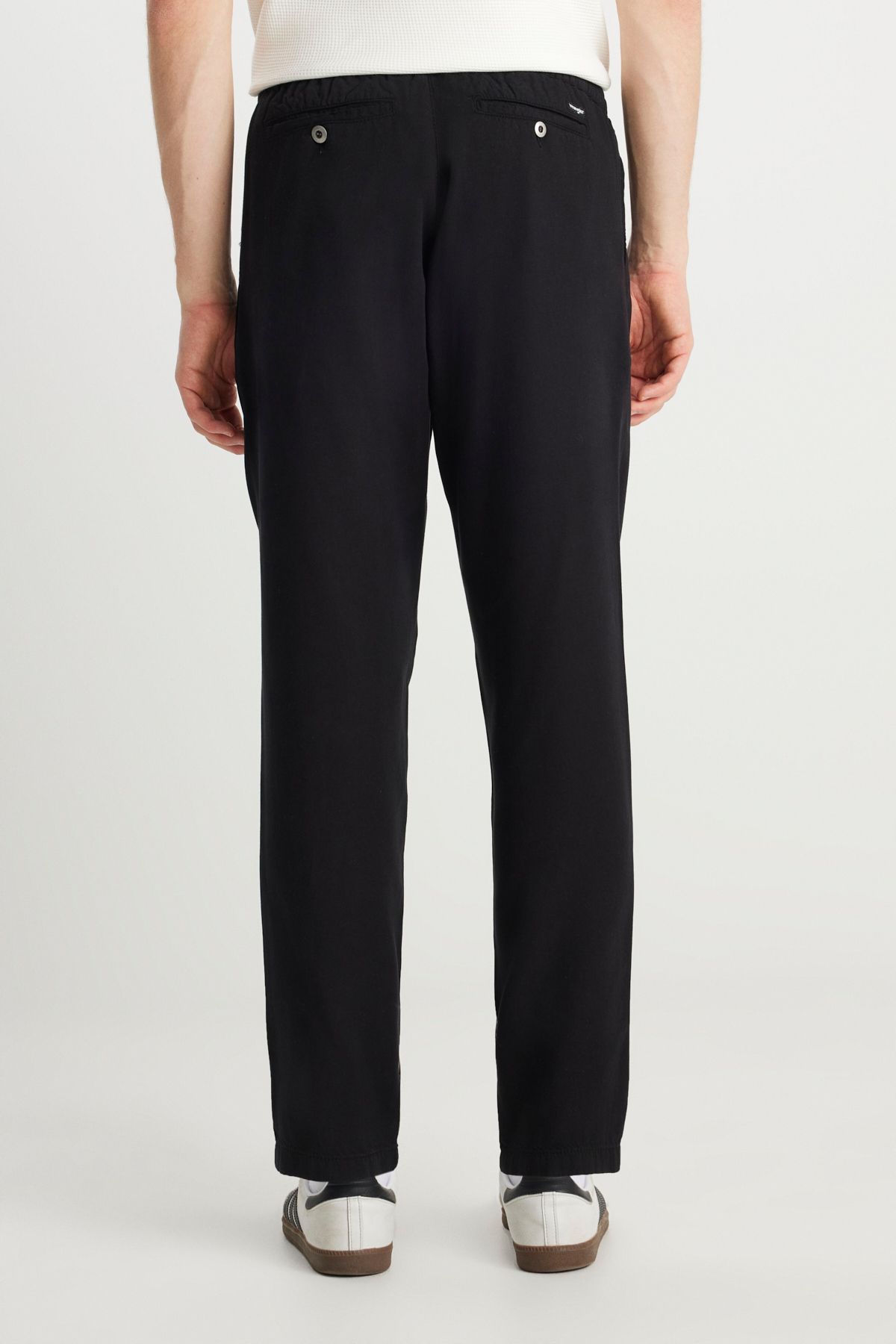Wrangler Erkek Tencel Siyah Pantolon W221266001